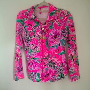 Lilly Pulitzer paws for a cause zip up